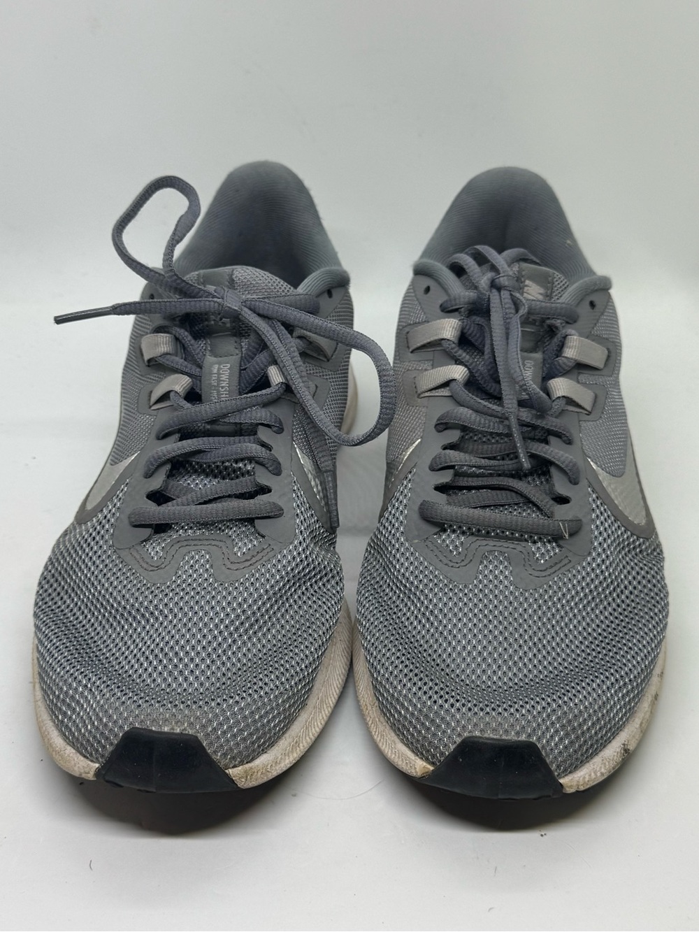 Nike Downshifter Running Shoes Gray Mesh Sneakers Men’s Size 9 AQ7481-001